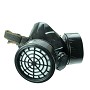 Gasmasker zwart - Gothic Halloween Party Gasmasker zwart - Gothic Halloween Party